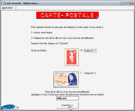 Télécharger Carte Postale 1.0 gratuitement pour Windows